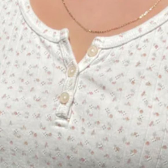 Zelly Floral Eyelet Top - Picture 3 of 6